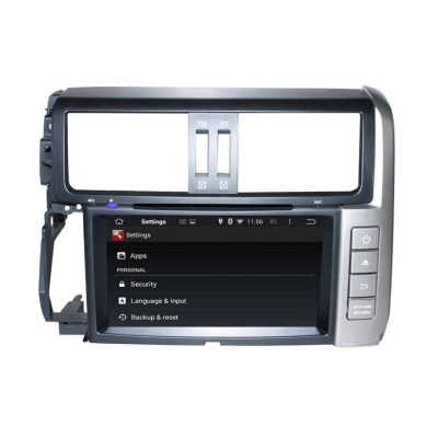 Штатная автомагнитола Android 9.0 Carmedia KD-8015-P30 для Toyota Land Cruiser Prado 150 2009-2013 (серебро)