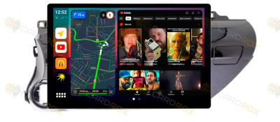Штатная магнитола Toyota Hilux 2015-2022 левый руль на Android 10, DSP, 4G, IPS, Carplay - Cardrox CD-4111-13 (11-13 дюймов)