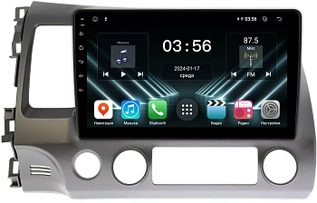 Штатная магнитола для Honda Civic 8 4d 2005-2012 (левый руль) на Android 13 - FarCar (D/DX044M)