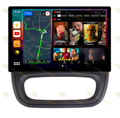 Штатная магнитола Renault Trafic 2014-2022, Opel Vivaro 2014-2019 на Android 10, DSP, 4G, IPS, Carplay - Cardrox CD-4618-13 (11-13 дюймов)
