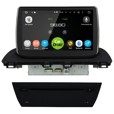 Штатная магнитола Roximo CarDroid RD-2407 для Mazda 3 2014+ (Android 8.0)