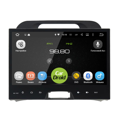 Штатная магнитола Roximo CarDroid RD-2313 для KIA Sportage 3 2010+ без DVD 10 (Android 5.1.1)