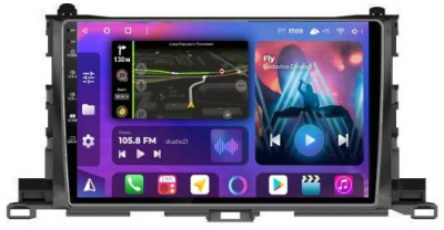 Штатная магнитола для Toyota Highlander 3 U50 2013-2020 на Android 13, QLED/2K, 4G - FarCar S500 Plus (467M)