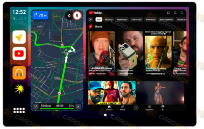 Штатная магнитола Toyota Raize 2019+, Daihatsu Rocky 2019+ (замена заводской рамки 285х160) на Android 10, DSP, 4G, IPS, Carplay - Cardrox CD-4833-13 (11-13 дюймов)