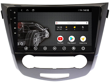 Штатная магнитола на Android 10 VOMI ST2813-T3 для Nissan Qashqai J11 2014+ кондиционер