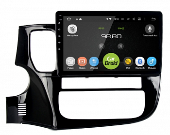Штатная магнитола CarDroid RD-2607F для Mitsubishi Outlander 3 (Android 10)