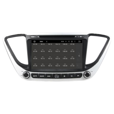 Штатное головное устройство Hyundai Solaris 2017+ на Android 9.0 Carmedia KD-8211-P6