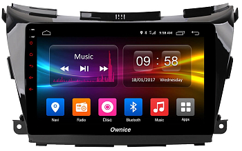 Штатная магнитола Ownice G10 S1663E для Nissan Murano 3, Z52 (Android 8.1.0)