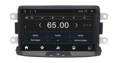 Штатная автомагнитола Wide Media WM-CF3068NB-1/16 для Renault, Lada, Nissan на Android 7.1