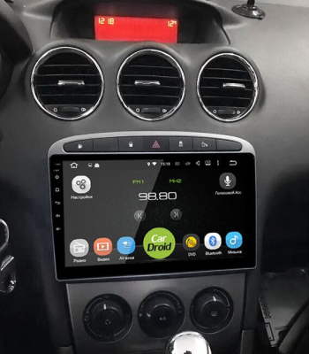 Штатная магнитола CarDroid RD-2901F для Peugeot 308, 408 2007-2014 (Android 10)