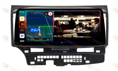 Штатная магнитола Mitsubishi Lancer X 2007-2015 на Android 10, DSP, 4G, IPS, Carplay - Cardrox CD-4625-12 (12 дюймов)