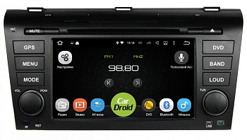 Штатная магнитола Roximo CarDroid RD-2403D для Mazda 3 2004-2009 (Android 9.0) DSP Штатная магнитола Roximo CarDroid RD-2403D для Mazda 3 2004-2009 (Android 9.0) DSP