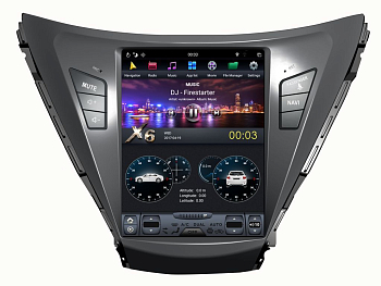 Магнитола Tesla для HYUNDAI Elantra 2011-2012/AVANTE  2011/I35 2011 на Android 9.0 Carmedia ZF-1153-DSP