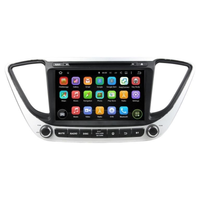 Штатная автомагнитола Hyundai Solaris 2017+ Carmedia KD-8211-P5-32 Android 10 DSP