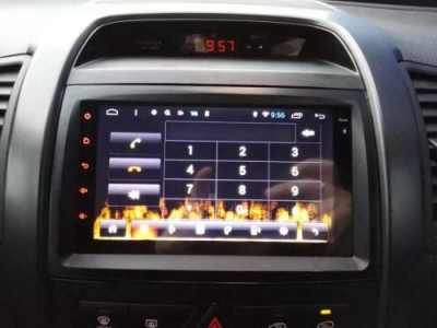 Штатное головное устройство Android 7.1 Carmedia DAQY-3996 для KIA Sorento XM 2009–2012 (дорестайл)