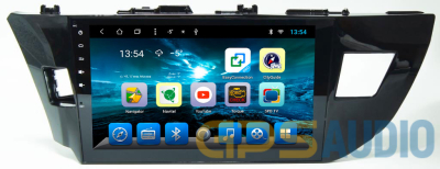 Головное устройство 10 дюймов TOYOTA Corolla E180, E170 2013-2015 вместо штатной рамки на Android 8.1 CARMEDIA KR-1032-T8