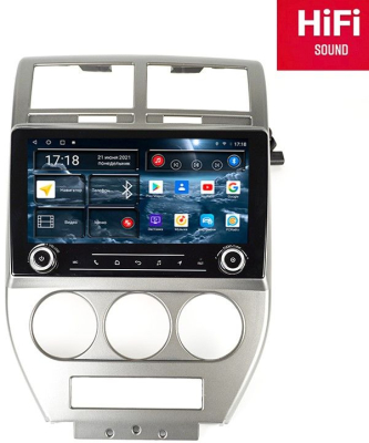 Автомагнитола штатная Redpower K75417 на Android 10 для Jeep Compass 1-поколение MK (01.2006-06.2011)