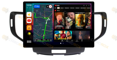 Штатная магнитола Honda Accord 8 2007-2015 на Android 10, DSP, 4G, IPS, Carplay - Cardrox CD-4653-13 (11-13 дюймов)