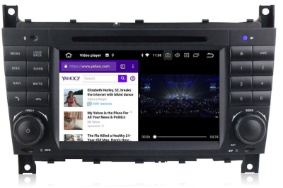 Штатная автомагнитола Mercedes-Benz G-класс W463 2007-2012, C-класс W203 2004-2007, CLK, CLC, SLK Carmedia XN-M790-P5 Android 10 DSP