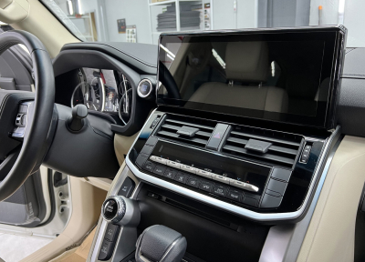 Монитор Toyota Land Cruiser 300 2021-н.в. (DVD привод в комплекте) (на комплектации вместо заводского монитора 8") на Android 10 - Radiola RDL-LC300 DVD