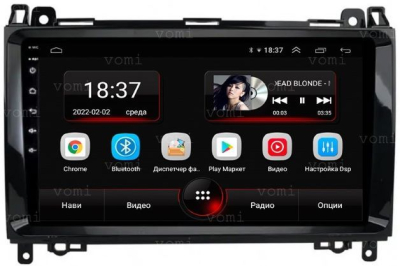 Штатная магнитола VOMI AK398R9-MTK Mercedes-Benz A W168 (1997-2004), A W169 (2004-2012), B W245 (2005-2009), B W245 (2008-2011), Sprinter W906 (2006+), Viano W639 (2003-2010), Viano W639 (2010-2014), Viano W447 (2014+), Vito W638 (1996-2003) на Android 10