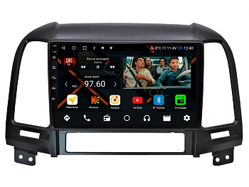 Штатная магнитола Hyundai Santa Fe II 2006-2012 (для авто без усилителя) на Android 11 - Cardrox CD-4075M