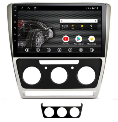 Штатная автомагнитола VOMI ST2748-T8 для Skoda Octavia A5 2004-2013 на Android 10