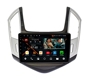 Штатная магнитола Chevrolet Cruze 2013-2015 черный глянец/серебро на Android 11 - Cardrox CD-4175M-G