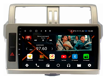 Штатная магнитола Toyota Prado 150 2014-2017 (для авто без круга) на Android 11, DSP, 4G, IPS / QLED 2K, Carplay - Cardrox CD-4041 Штатная магнитола Toyota Prado 150 2014-2017 (для авто без круга) на Android 11, DSP, 4G, IPS / QLED 2K, Carplay - Cardrox CD-4041