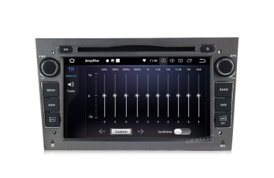 Штатная автомагнитола Opel Astra H, Vectra C, Corsa D, Antara, Vivaro, Meriva, Zafira (темно серый) Carmedia MKD-7408-P6-g Android 10 DSP