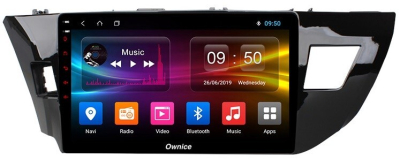 Штатная магнитола для Toyota Corolla 2013-2016 (вместо штатной рамки) на Android 10, DSP, HDMI, Интерьерная подсветка - Carmedia OL-1603-D