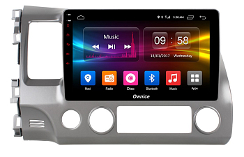 Штатная магнитола Ownice G10 S1647E для Honda Civic 8 (Android 8.1.0)