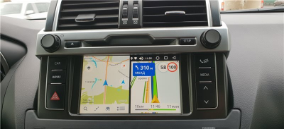 Навигационный блок для Toyota Hilux 2015-2018, Fortuner, Alphard (с сенсорным экраном Touch&Go3) на Android 10 - Radiola RDL-02