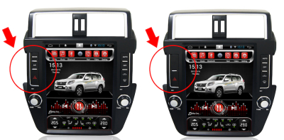 Головное устройство 12 дюймов TOYOTA Land Cruiser Prado 150 2013-2016 на Android 8.1 CARMEDIA SP-12104-T8 tesla-style