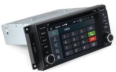 Штатное головное устройство Jeep, Dodge, Chrysler на Android 11 Carmedia MKD-J613-P4N