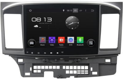 Штатное головное устройство Mitsubishi Lancer X 2007-2013 на Android 9.0 Carmedia KD-1105-P6