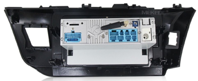 Штатное головное устройство Toyota Corolla E180/E170 2013+ вместо штатной рамки на Android 10 Carmedia MKD-1035-P5