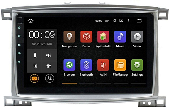 Штатная магнитола Roximo 4G (2K) RX-1123 Toyota Land Cruiser 100, 2002-2007 (Android 13)