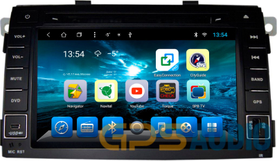 Штатное головное устройство KIA Sorento XM 2009–2012 (дорестайл) на Android 8.1 CARMEDIA KR-7032-T8