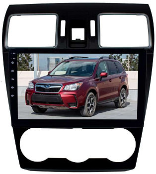 Штатная магнитола для Subaru Forester 2013-2016 г. LeTrun 2910-3273 9 дюймов NS 2+16 Gb MTK-L Android 10.x DSP ++