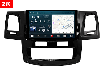 Автомагнитола штатная с 2K экраном RedPower 71269 Slim на Android 10 для Toyota Fortuner, Hilux 2008-2014 (кондиционер) Автомагнитола штатная с 2K экраном RedPower 71269 Slim на Android 10 для Toyota Fortuner, Hilux 2008-2014 (кондиционер)