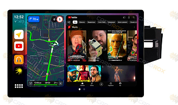 Штатная магнитола Honda Fit 3 2013-2019 правый руль на Android 10, DSP, 4G, IPS, Carplay - Cardrox CD-4182-13 (11-13 дюймов)