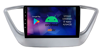 Штатная магнитола для Hyundai Solaris, 2017- (авто с навигацией) на Android 14 - Airoc RMN-2011-N17