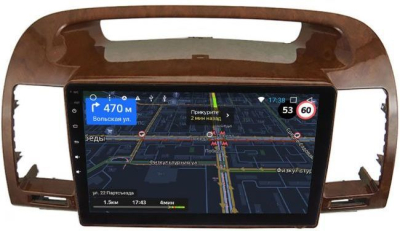 Штатная магнитола OEM GT9-961 для Toyota Camry V30 2001-2006 (под дерево) на Android 10