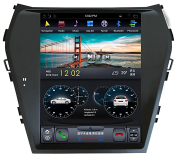 Магнитола Tesla для Hyundai Santa Fe 2012+ (DM), Grand Santa Fe 2014+ на Android 9.0 CARMEDIA ZF-1157-DSP