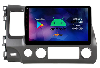 Штатная магнитола для Honda Civic 8 на Android 14 - Airoc RMN-1911