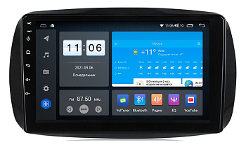 Штатная магнитола VOMI ZX460R9-7862-LTE для Smart Forfour W453 07.2014+, Fortwo C453 3-поколение 06.2014+ на Android 10