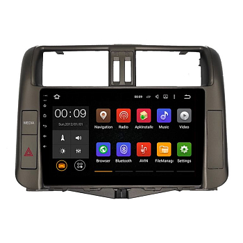 Штатная магнитола Roximo 4G (2K) RX-1114-N9 Toyota Land Cruiser Prado 150 с 360 обзором, 2009-2014 (Android 13)