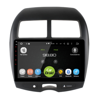 Штатная магнитола CarDroid RD-2614F для Mitsubishi ASX (Android 10)