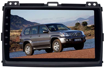 Штатная магнитола для Toyota Prado 120 LeTrun 2443-3150 9 дюймов (крутилки) NS 2+16 Gb MTK-L Android 10.x DSP ++